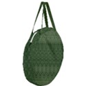 Boho Fern Green Pattern Giant Round Zipper Tote View3