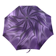 Purple Abstract Art Folding Umbrellas by SpinnyChairDesigns