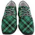 Biscay Green Black Plaid Women Heeled Oxford Shoes View1