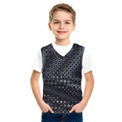 Black Abstract Pattern Kids  Sportswear by SpinnyChairDesigns