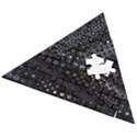 Black Abstract Pattern Wooden Puzzle Triangle View2