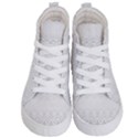 Boho White Wedding Pattern Kids  Hi-Top Skate Sneakers View1