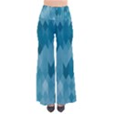 Cerulean Blue Geometric Patterns So Vintage Palazzo Pants View1