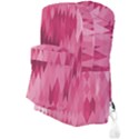 Blush Pink Geometric Pattern Full Print Backpack View3