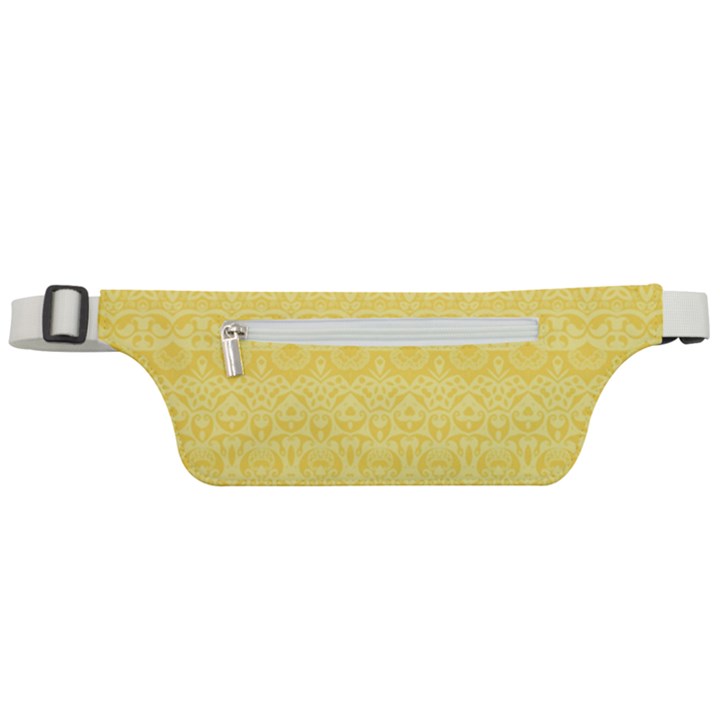 Boho Saffron Yellow Color Active Waist Bag