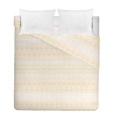 Boho Lemon Chiffon Pattern Duvet Cover Double Side (full/ Double Size) by SpinnyChairDesigns