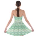 Boho Biscay Green Pattern Strapless Bra Top Dress View2