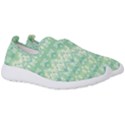 Boho Biscay Green Pattern Men s Slip On Sneakers View3