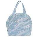 Light Blue Feathered Texture Boxy Hand Bag View1