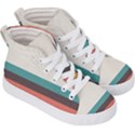 Classic Retro Stripes Kids  Hi-Top Skate Sneakers View3