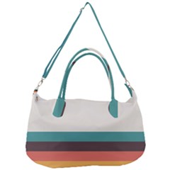 Classic Retro Stripes Removal Strap Handbag