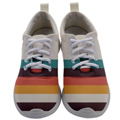 Classic Retro Stripes Mens Athletic Shoes by tmsartbazaar