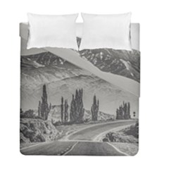 Deserted Landscape Highway, San Juan Province, Argentina Duvet Cover Double Side (full/ Double Size)