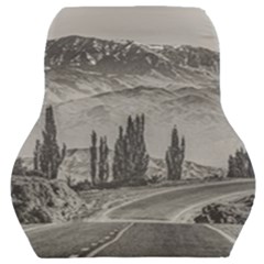 Deserted Landscape Highway, San Juan Province, Argentina Car Seat Back Cushion  by dflcprintsclothing