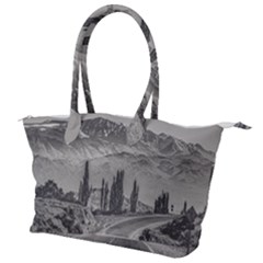 Deserted Landscape Highway, San Juan Province, Argentina Canvas Shoulder Bag by dflcprintsclothing