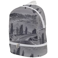 Deserted Landscape Highway, San Juan Province, Argentina Zip Bottom Backpack by dflcprintsclothing