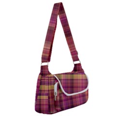 Magenta Gold Madras Plaid Multipack Bag by SpinnyChairDesigns