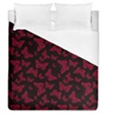 Red and Black Butterflies Duvet Cover (Queen Size) View1