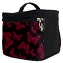 Red and Black Butterflies Make Up Travel Bag (Small) View2