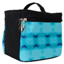 Boho Aqua Blue Make Up Travel Bag (Small) View1