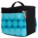 Boho Aqua Blue Make Up Travel Bag (Small) View2