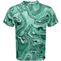 Biscay Green Swirls Men s Cotton Tee View1