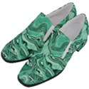 Biscay Green Swirls Women Slip On Heel Loafers View2