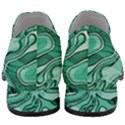 Biscay Green Swirls Women Slip On Heel Loafers View4