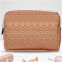 Boho Fancy Peach  Make Up Pouch (Medium) View1