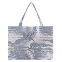 Faded Blue Grunge Medium Tote Bag View1