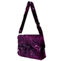 Magenta Black Swirl Full Print Messenger Bag (M) View2