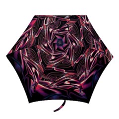 Abstract Art Swirls Mini Folding Umbrellas by SpinnyChairDesigns