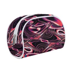 Abstract Art Swirls Makeup Case (small) by SpinnyChairDesigns