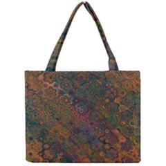 Boho Floral Pattern Mini Tote Bag by SpinnyChairDesigns