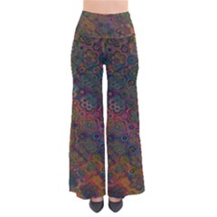 Boho Floral Pattern So Vintage Palazzo Pants by SpinnyChairDesigns