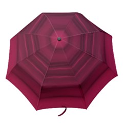 Dark Rose Pink Ombre  Folding Umbrellas by SpinnyChairDesigns