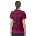 Dark Rose Pink Ombre  Women s Sport Mesh Tee View2