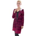 Dark Rose Pink Ombre  Hooded Pocket Cardigan View1