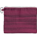 Dark Rose Pink Ombre  Canvas Cosmetic Bag (XXXL) View1