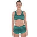 Biscay Green Ombre Racerback Boyleg Bikini Set View1