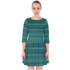 Biscay Green Ombre Smock Dress by SpinnyChairDesigns