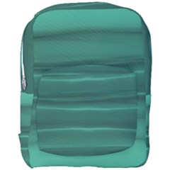 Biscay Green Ombre Full Print Backpack by SpinnyChairDesigns