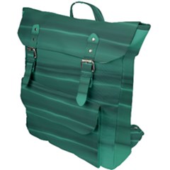 Biscay Green Ombre Buckle Up Backpack by SpinnyChairDesigns