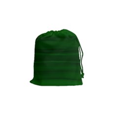 Emerald Green Ombre Drawstring Pouch (small) by SpinnyChairDesigns