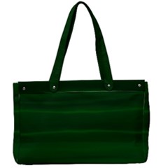 Emerald Green Ombre Canvas Work Bag by SpinnyChairDesigns