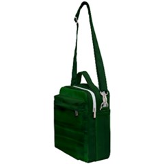 Emerald Green Ombre Crossbody Day Bag by SpinnyChairDesigns