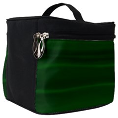 Emerald Green Ombre Make Up Travel Bag (big) by SpinnyChairDesigns