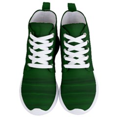 Emerald Green Ombre Women s Lightweight High Top Sneakers by SpinnyChairDesigns