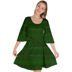 Emerald Green Ombre Velour Kimono Dress by SpinnyChairDesigns