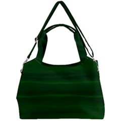 Emerald Green Ombre Double Compartment Shoulder Bag by SpinnyChairDesigns